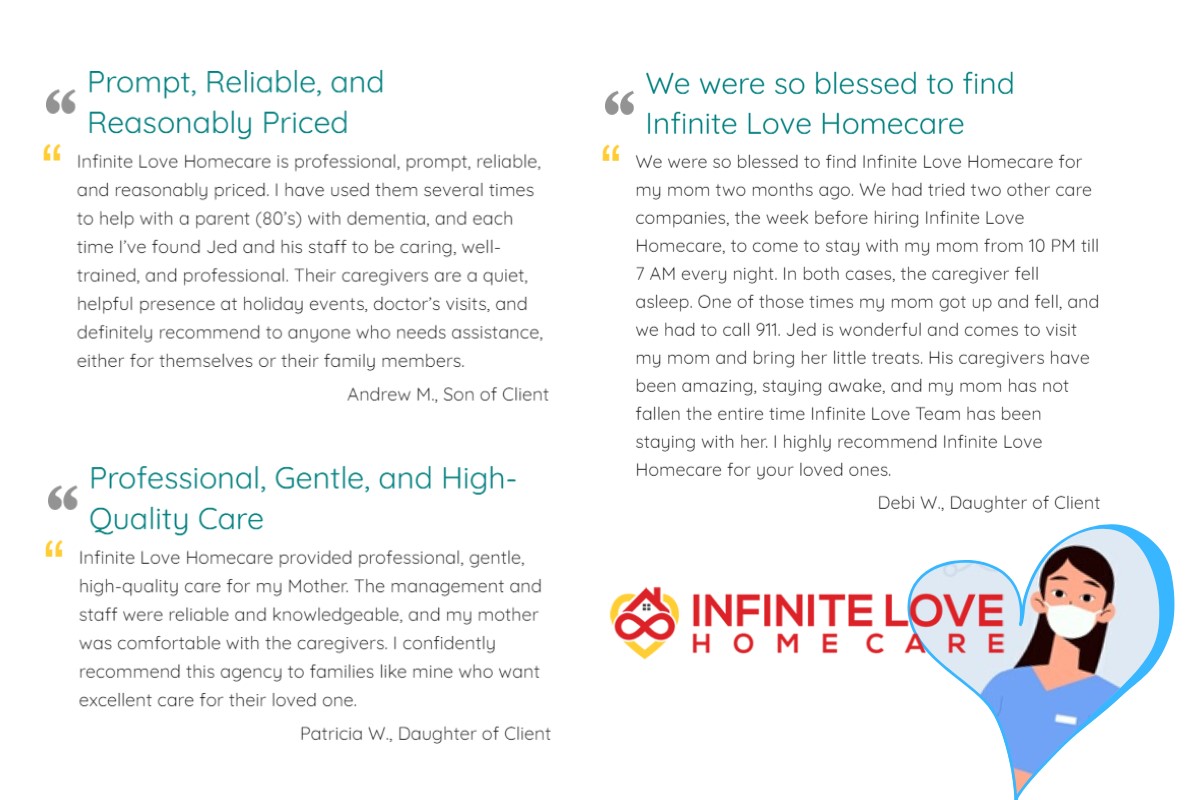 infinite love home care testimonials