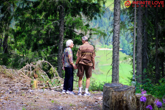 Old Couple in Nature